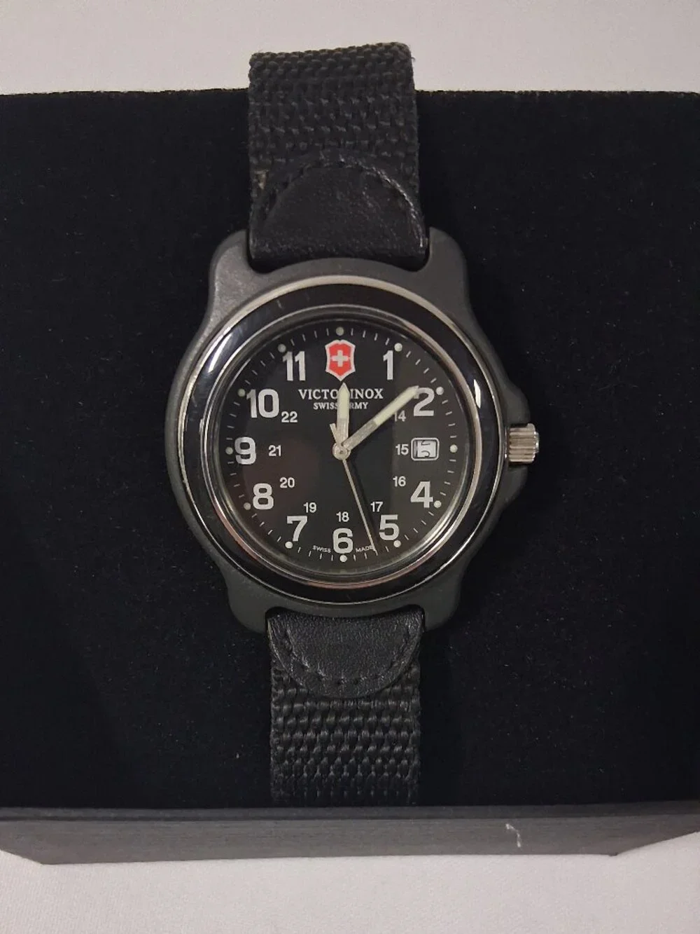 Victorinox Men’s Original XL Black Stainless Steel Watch 249087